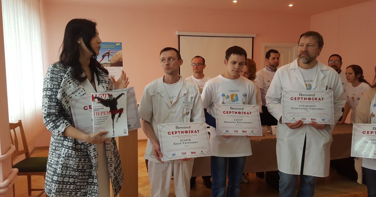 Вітвіцька протезування_1 / © пресс-служба канала "1+1"