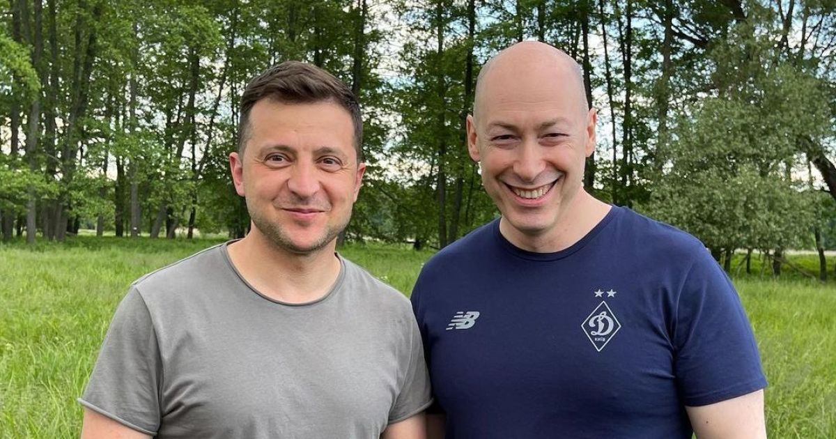 Владимир Зеленский и Дмитрий Гордон