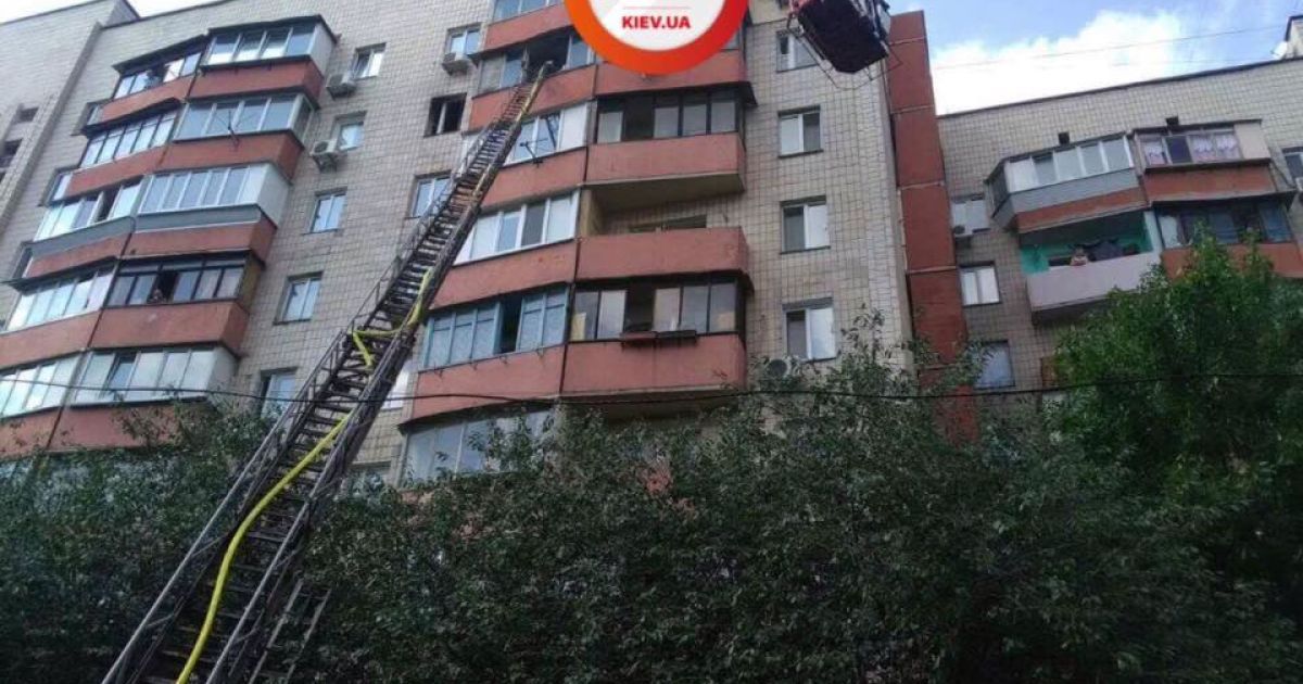 Пожежа на Симоненка в Києві_14 / © dtp.kiev.ua