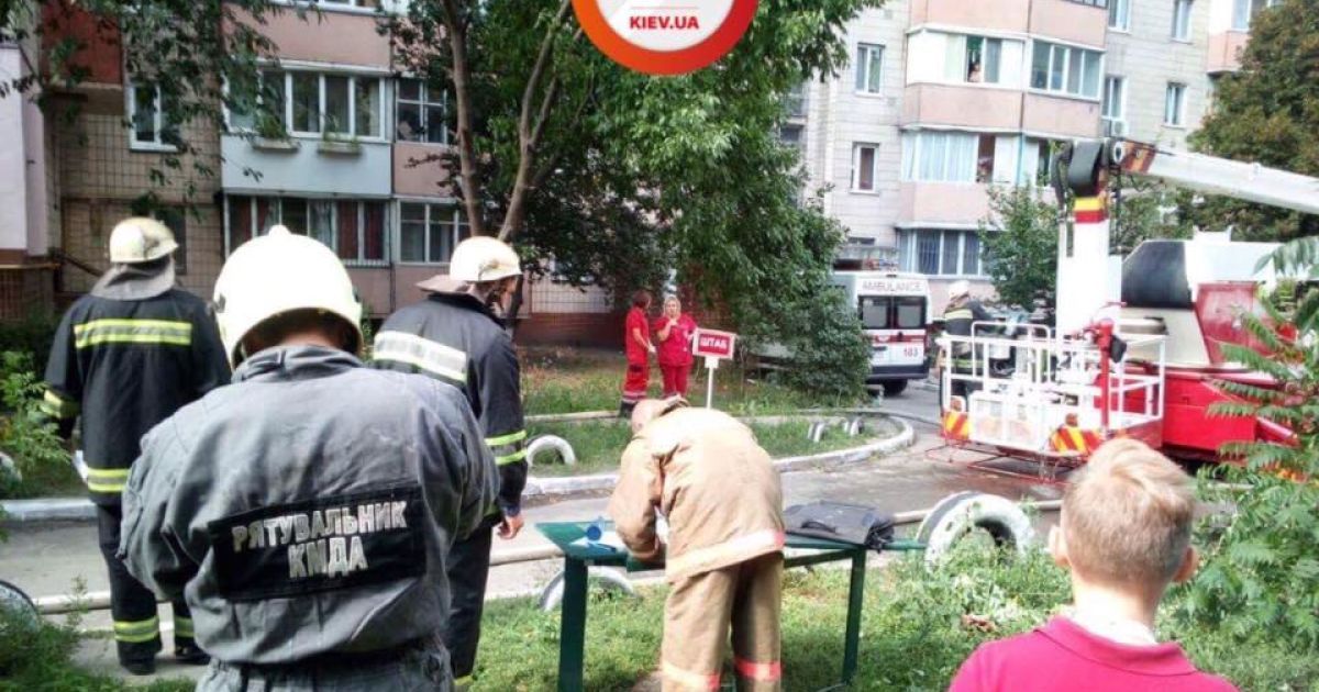 Пожежа на Симоненка в Києві_20 / © dtp.kiev.ua