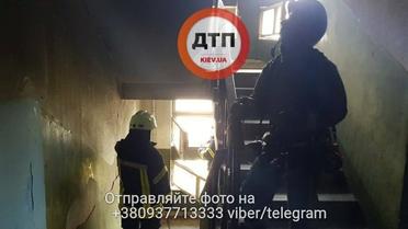 Пожежа на Симоненка в Києві_3 / © dtp.kiev.ua