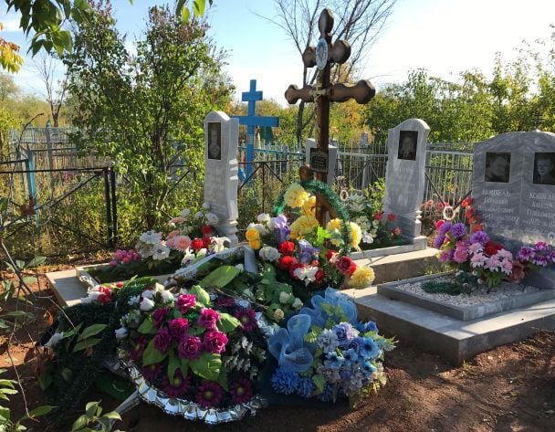 Могила російського найманця у Сирії