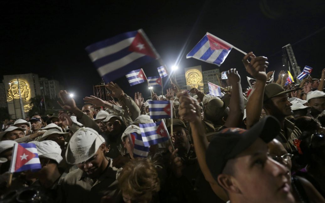 Мільйон людей зібралися вшанувати пам&#039;ять Фіделя Кастро / © Reuters