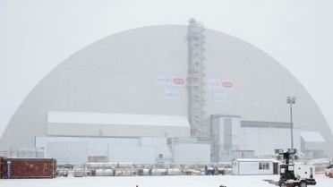 Укрытие над саркофагом 4-го реактора ЧАЭС / © Reuters