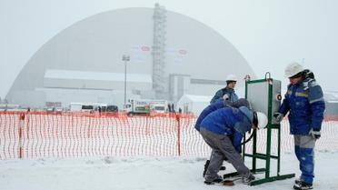 Укрытие над саркофагом 4-го реактора ЧАЭС / © Reuters