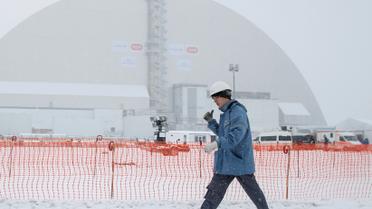 Укрытие над саркофагом 4-го реактора ЧАЭС / © Reuters