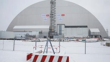 Укрытие над саркофагом 4-го реактора ЧАЭС / © Reuters