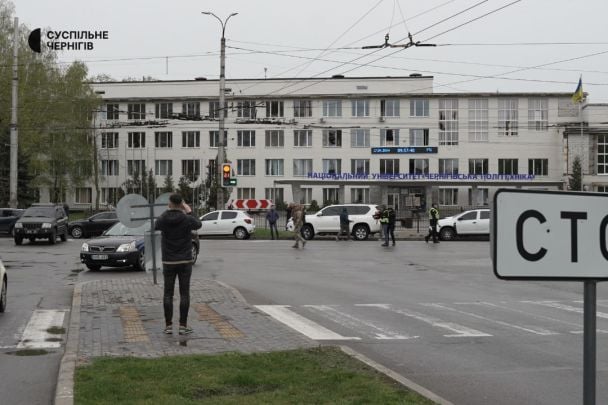Центральний корпус "Чернігівської політехніки". Фото: Суспільне.