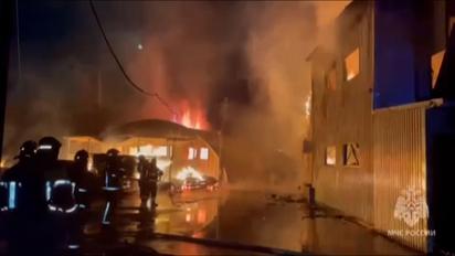 В Ростове-на-Дону вспыхнул масштабный пожар