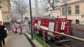 В центре Львова возле музея "Тюрьма на Лонцкого" вспыхнул пожар: горит котельная (фото)