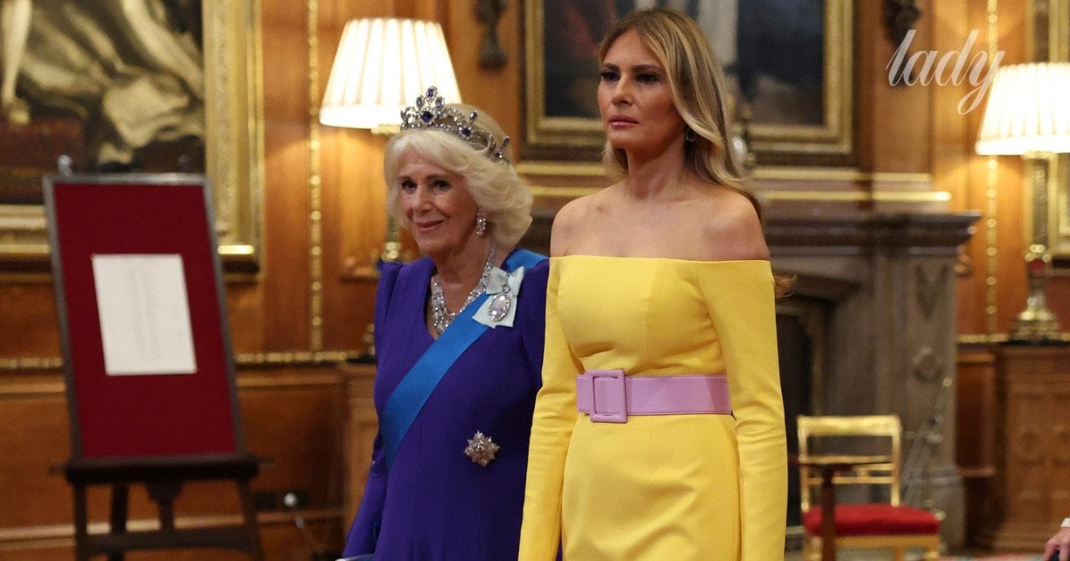 Королева Камілла та Меланія Трамп