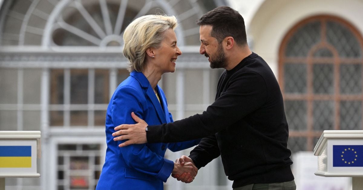 Президент України Володимир Зеленський з Урсулою фон дер Ляєн