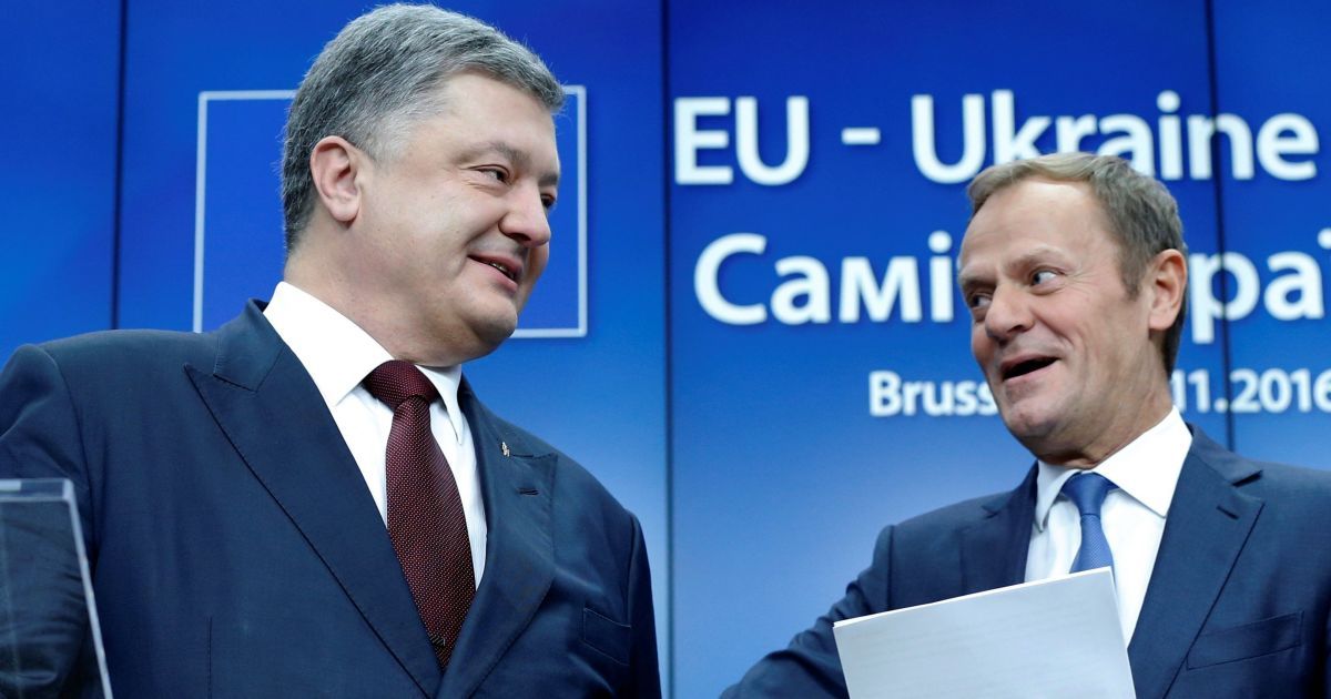Петро порошенко та Дональд Туск. Архівне фото