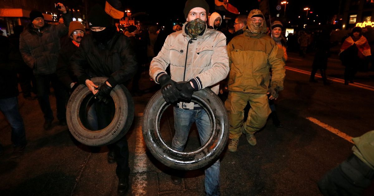 Сутички правоохоронців із протестувальниками на Майдані в Києві_10 / © Reuters