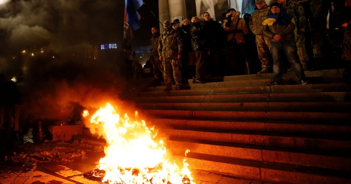 Сутички правоохоронців із протестувальниками на Майдані в Києві_15 / © Reuters