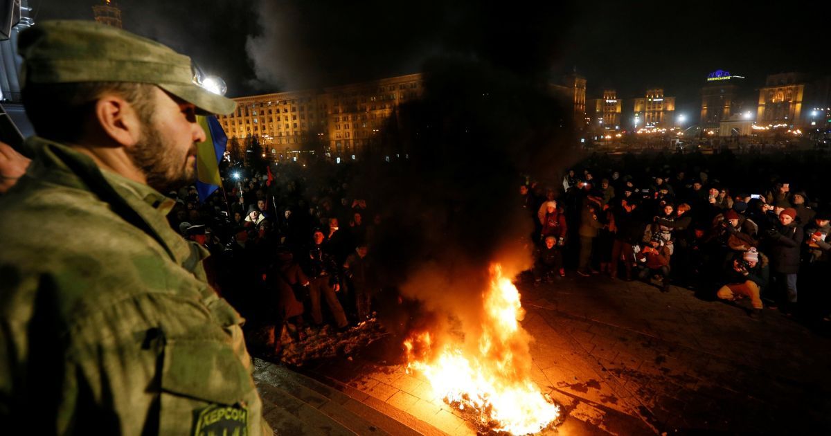 Сутички правоохоронців із протестувальниками на Майдані в Києві_2 / © Reuters