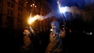 Сутички правоохоронців із протестувальниками на Майдані в Києві_3 / © Reuters