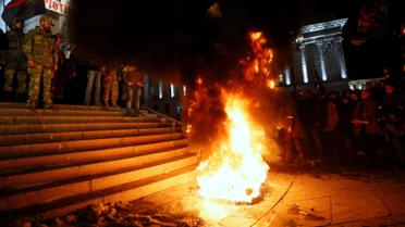 Сутички правоохоронців із протестувальниками на Майдані в Києві_1 / © Reuters