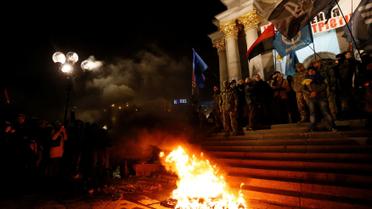 Сутички правоохоронців із протестувальниками на Майдані в Києві_5 / © Reuters