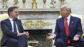 Генсек НАТО Марк Рютте и президент США Дональд Трамп