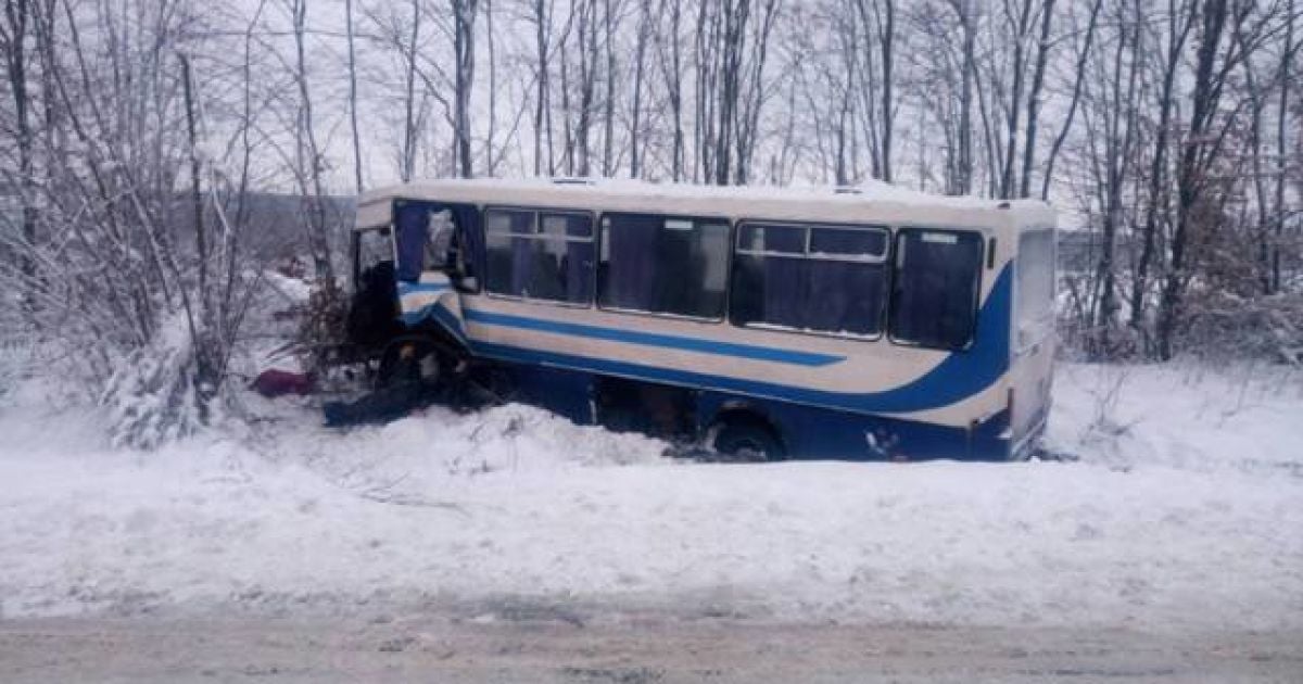 На Львівщині автобус із засудженими зіткнувся з хлібовозом
