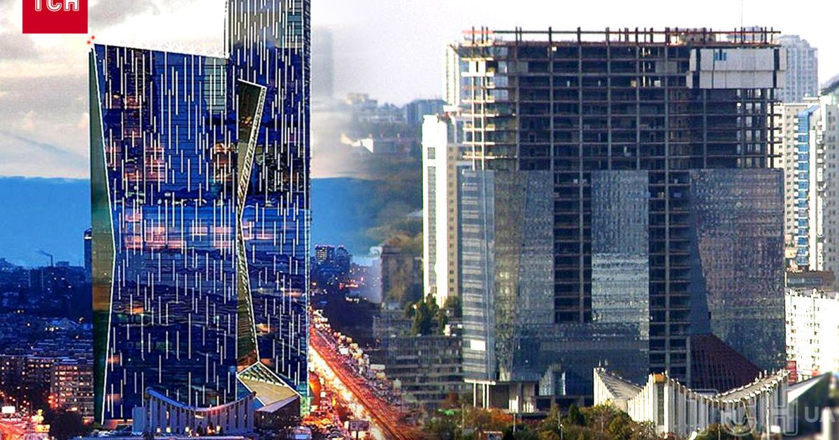Найбільший недобудований хмарочос в Україні Sky Towers