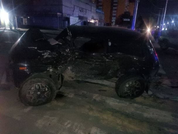 Автомобіль колаборанта Віталія Невеселого після ДТП / © Telegram Романа Власенка