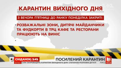 Как будет действовать карантин выходного дня в Украине — прямое включение