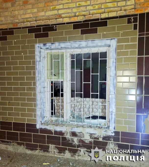 Наслідки нічної атаки ворожих дронів на Київщину / © Поліція Київської області