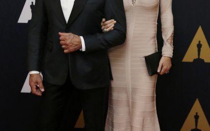 Обаятельный и со стройной женой: Сильвестр Сталлоне пришел на церемонию Governors Awards