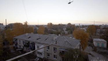 Сватове розгромлене через вибухи снарядів на військовому складі. / © УНІАН