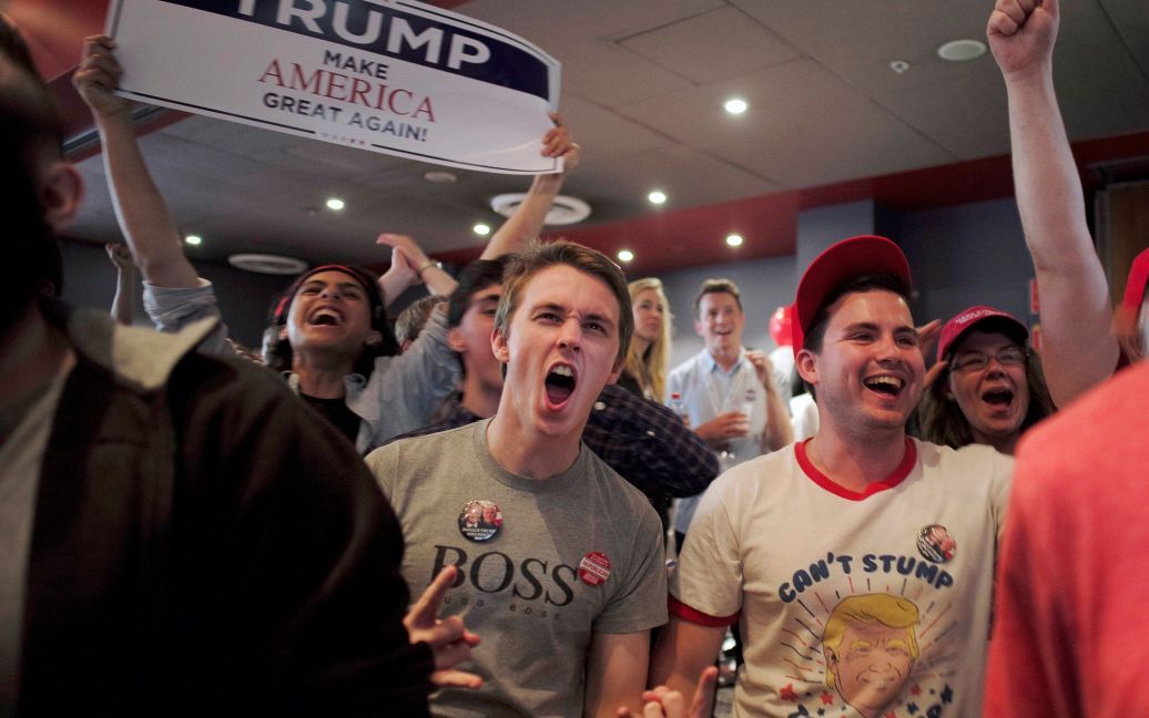 Реакция людей на результаты выборов / © Reuters