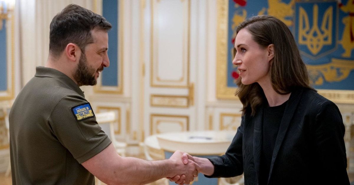 Владимир Зеленский и Санна Марин