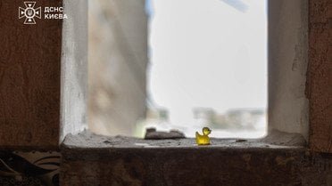 Завершеня робіт на місці удару по Києву 2 липня_3 / © ДСНС