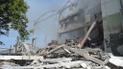 У Чернігові вибухом після пожежі знищено триповерхову будівлю