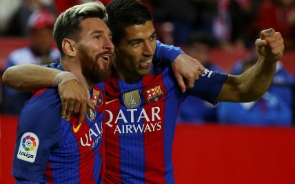 "Барселона" крадеться до "Реала". Мессі та Суарес принесли вольову перемогу над "Севільєю"