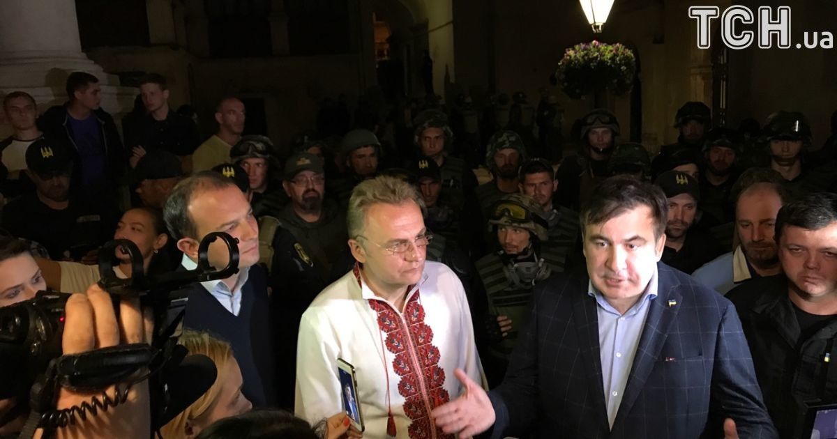 Саакашвілі у Львові, брифінг_13 / © ТСН.ua