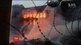 В Манчестере произошел масштабный пожар на старой текстильной фабрике