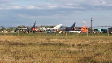 Військовий аеродром РФ в Новофедорівки / © Reuters