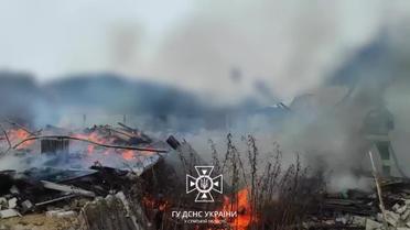 В Сумской области после атаки оккупантов произошло несколько пожаров