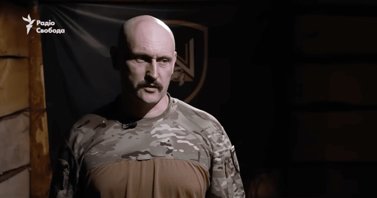 Командир 1-го окремого штурмового полку Дмитро Філатов «Перун»