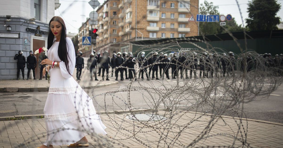 протести у білорусі 30.08_14 / © Associated Press