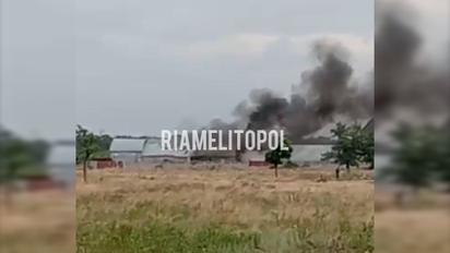 Возле оккупированного Мелитополя раздались мощные взрывы