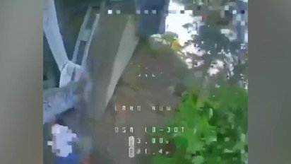 Россияне похвастались ударом FPV-дрона по работнику водоканала