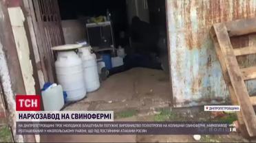 В свинарнике обнаружили целый наркозавод