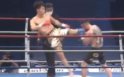 Японський кікбоксер знищив суперника за 30 секунд: шокував божевільною "вертушкою" (відео)
