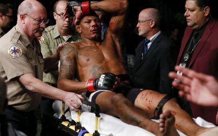 Боєць UFC отримав криваве поранення осколком гранати