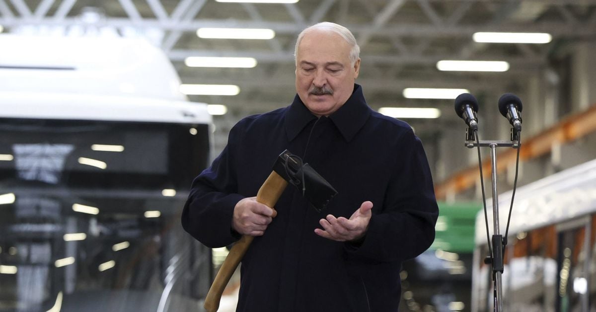 Диктатор Білорусі Олександр Лукашенко.