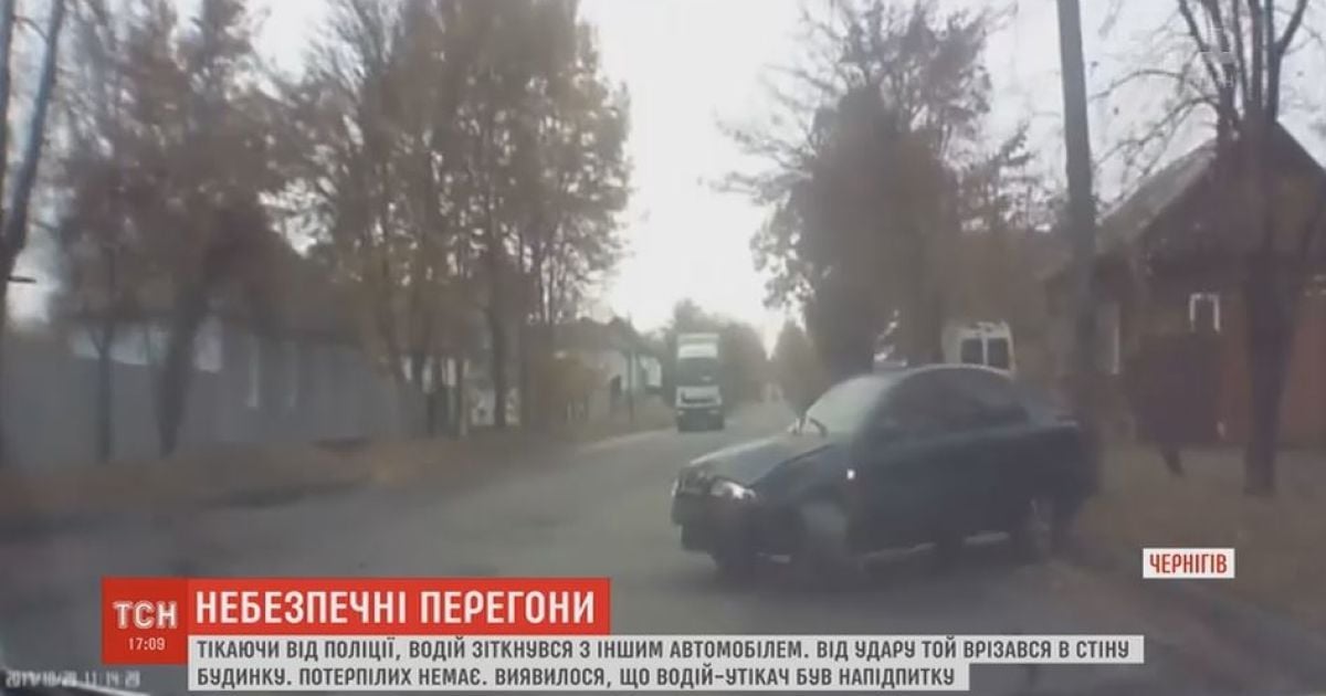 П’яний водій без прав влаштував перегони з поліцією у Чернігові