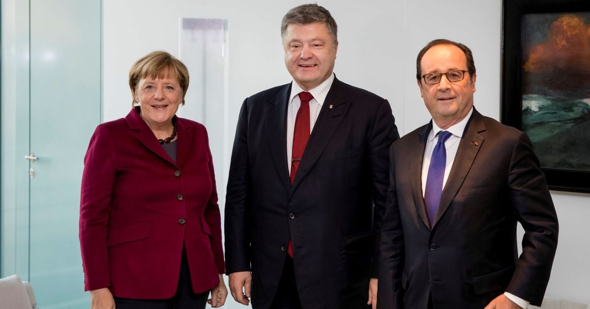 Меркель та Олланд впевнені у ратифікації угоди про асоціацію Україна-ЄС та введенні безвізу незабаром